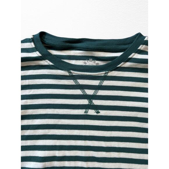 Primary Organic Striped PJ Top, Size 14 - Picture 4 of 6